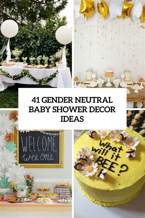 Baby Shower Ideas 41 Gender Neutral Baby Shower Décor Ideas That Exc