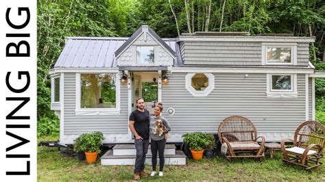 Couple Downsize Into Dream Off The Grid Tiny House Youtube