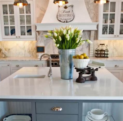 Although it is synthetically engineered, quartz counters can be made with interesting veining and patterns that closely resemble natural stone. Sparkling White Quartz Countertops Inspirations with Pros ...