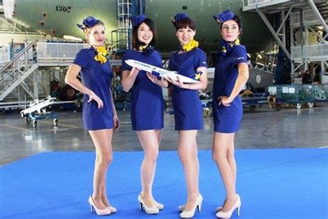 Japanese Airline Stewardesses New Uniforms