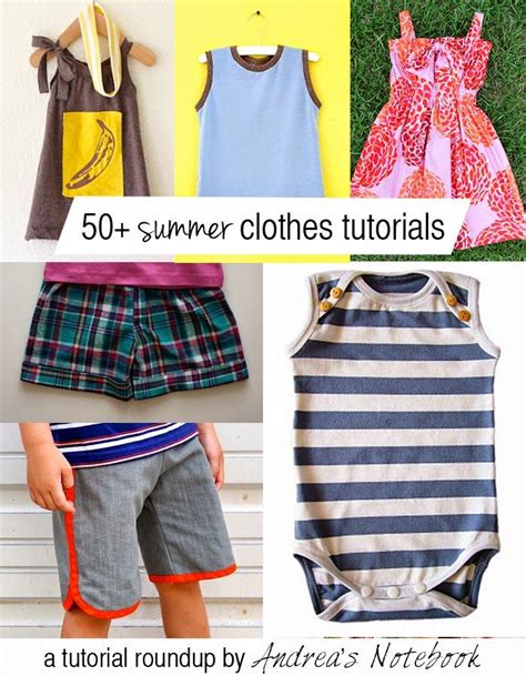 Diy Projects 50 Summer Clothes Tutorials Roundup Sewing Kids