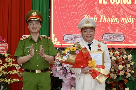 Bình Thuận Có Tân Giám đốc Công An Tỉnh