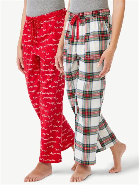 Joyspun Womens Flannel Lounge Pants 2 Pack Sizes Up To 3x