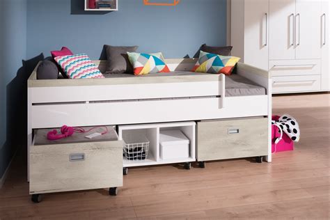 Vierteiliges vorhangset + befestigungsset +. Paidi Kira Kojenbett inklusive Rollboxen und Rollregal ...