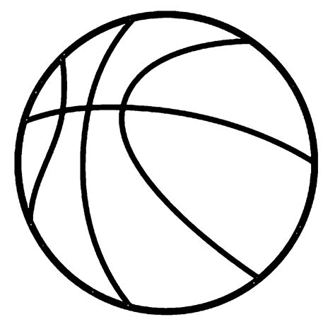 Basketball Ball Coloring Page 1 Wecoloringpage Coloring Home