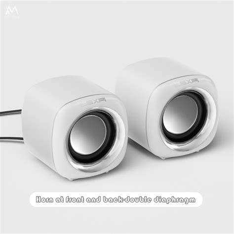 Xmt Ezeey Mini Computer Speakers Stereo Usb Wired Powered For Pc