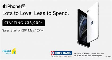 iPhone SE 2020 sale on May 20 on Flipkart with offer price ...