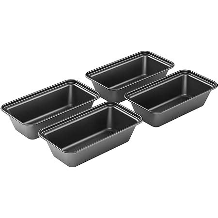 Amazon Tiawudi 4 Pack Mini Loaf Pans Non Stick Baking Bread Pan