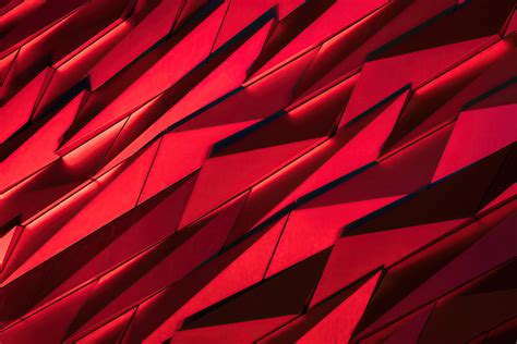 Red Sharp Shapes Texture 4k Wallpaperhd Abstract Wallpapers4k