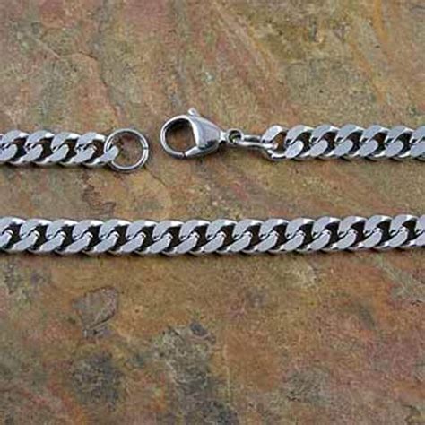 Medium 60cm Stainless Steel 65mm Curb Chain Transglobal Trading
