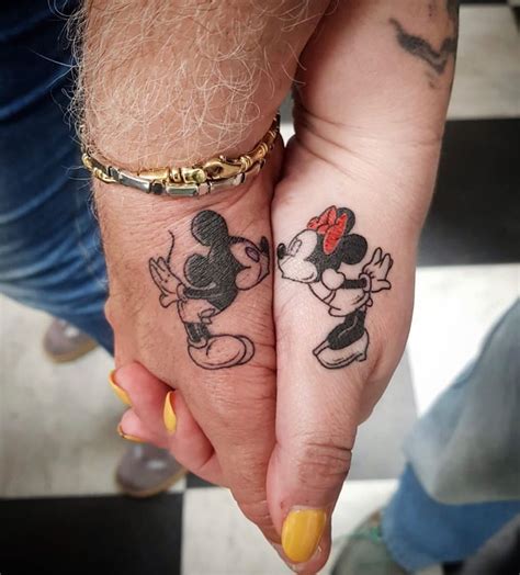Mickey Mouse And Minnie Mouse Couple Tattoos Sourcefilmmakertutorialbeginner