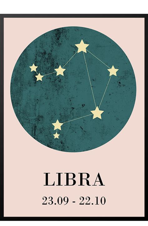 Zodiac Sign Libra Posters Permild And Rosengreen