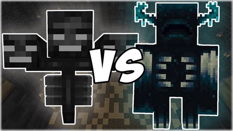 Wither Vs Warden Minecraft Mob Battle Youtube