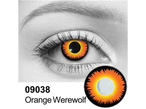 Loox Orange Werewolf Contact Lenses Ih Casadecor