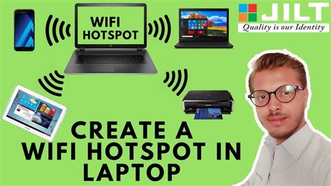 How To Configure Wifi Hotspot In Laptop Youtube