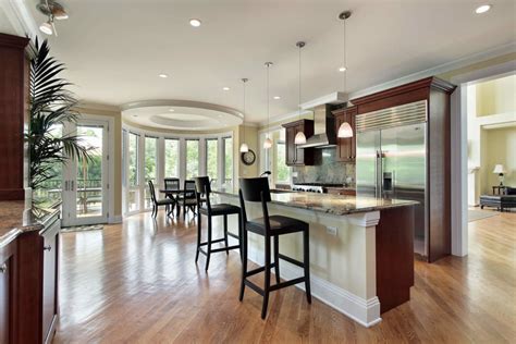 Sitting Up To Eat Some Countertop Ideas In Kitchen Design Photo