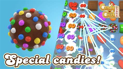 Candy Crush Saga Create Special Candies Youtube