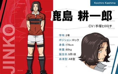 All Out Rugby Anime Reveals More Of Cast October 6 Debut New Visual