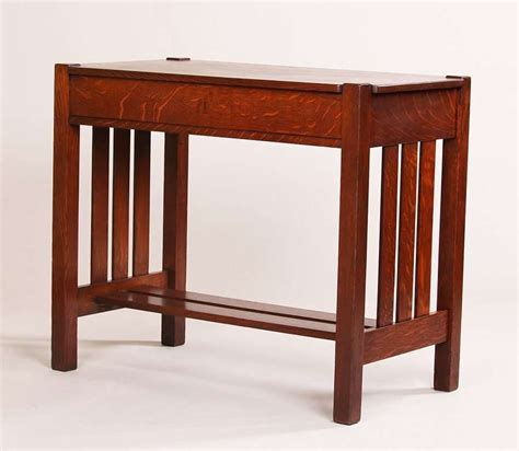 Now she needs a sofa table, which can be placed between a sofa and the wall, or if the see my web site for details on building this sofa table. Stickley Brothers One-Drawer Sofa Table | California ...