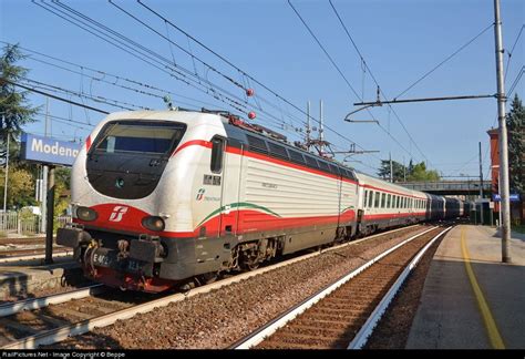 Railpicturesnet Photo E402b136 Trenitalia E402b At Modena Italy