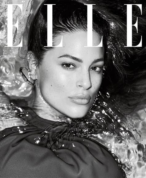 ashley graham takes a dip for elle cover story ashley graham elle us ashley graham cover