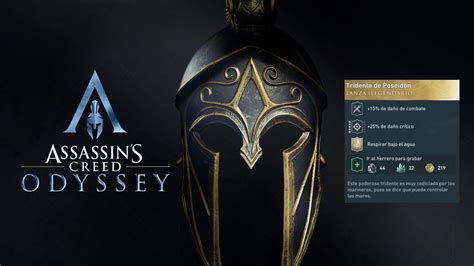 Tridente De Poseid N Lanza Legendaria Gu A Assassin S Creed Odyssey