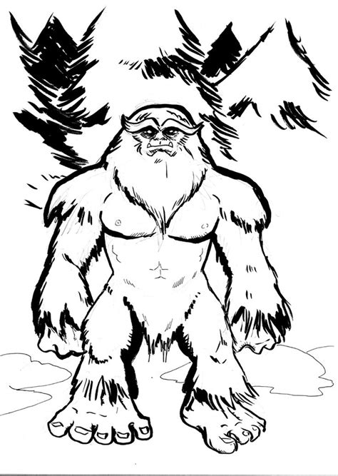 Learn the most popular tricks, tips, and techniques with creative across the globe. cartoon pics of bigfoot | Sasquatch Drawing Sasquatch ...