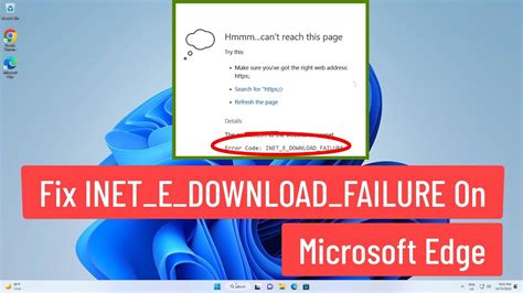 Soluci N Al Error De Descarga Inet E Download Failure En Microsoft Edge Mundowin