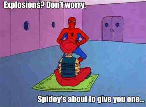 Pin By Deborah Threet On I Cant Stop Laughing Spiderman Meme Spiderman Funny New Funny Memes