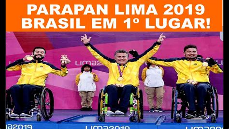Check spelling or type a new query. PARAPAN AMERICANO LIMA 2019 | BRASIL GARANTE 1º LUGAR NO ...