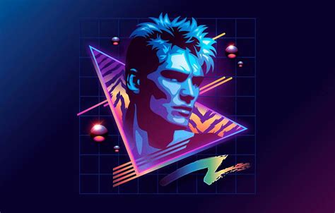 Download Flashback To The Vibrant Colors Of The 80s Wallpaper
