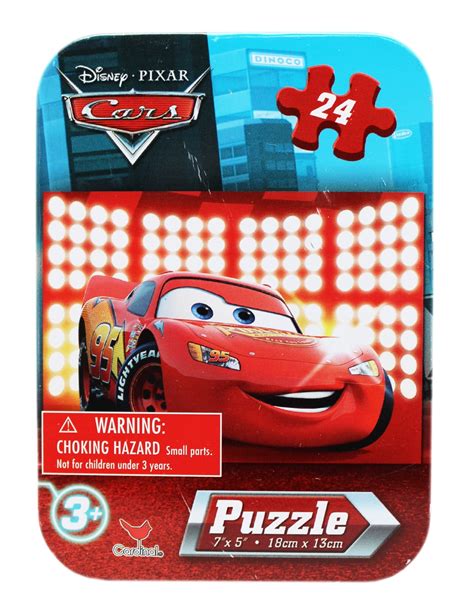 Disney Pixars Cars Lightning Mcqueen Small Kids Puzzle 50pc