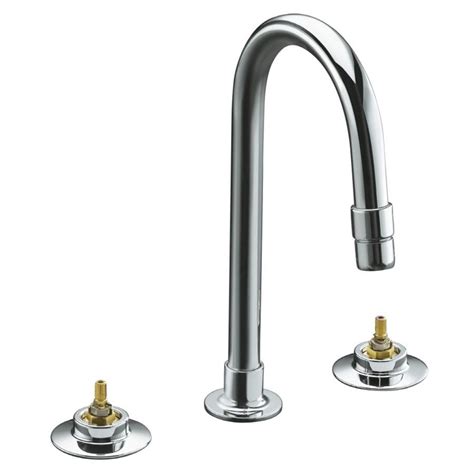 This bathroom faucet from delta faucet uses diamond seal technology, which both reduces leaking and helps the faucet last twice as long as other faucets on the market. Shop KOHLER Triton Polished Chrome 2-Handle Commercial ...