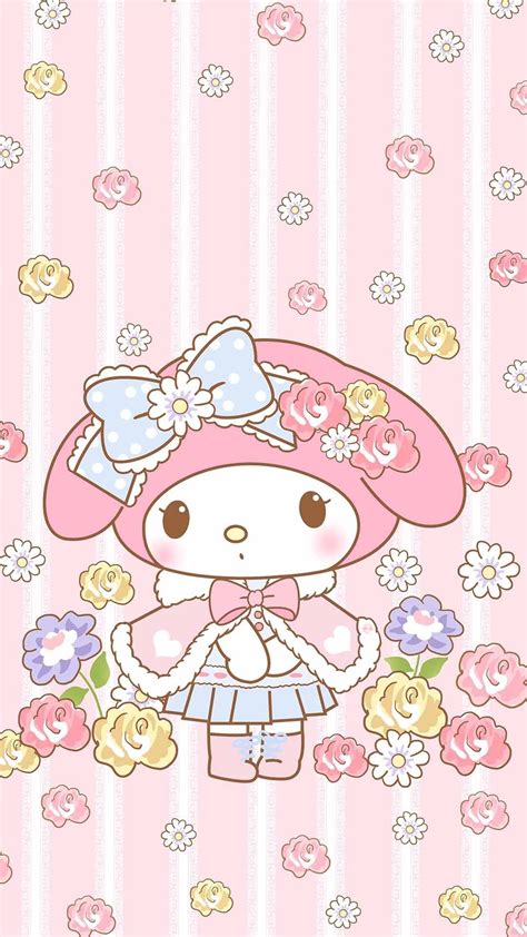 75 Sanrio Characters Wallpapers On Wallpaperplay My Melody Wallpaper
