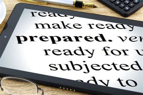 Prepared Tablet Dictionary Image
