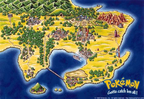 Origins Of Pokémon Regions Kanto Region