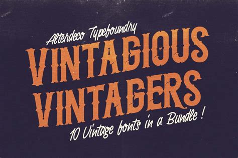 10 Fantastic High Quality Old Fashioned Vintage Fonts Only 17