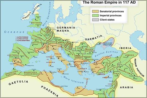 Poster Many Sizes Available Roman Empire At Its Greatest Extent Map