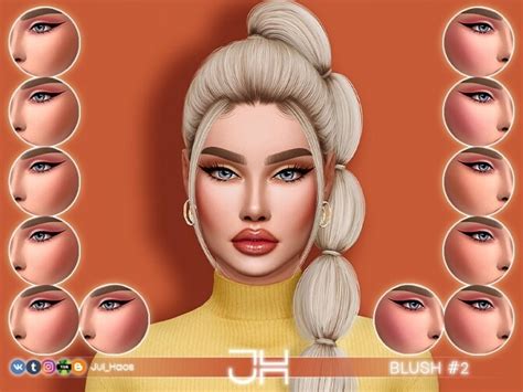 S4cc Mmsims Blush 2 Sims Sims 4 Sims 4 Cc Makeup Images And Photos Finder