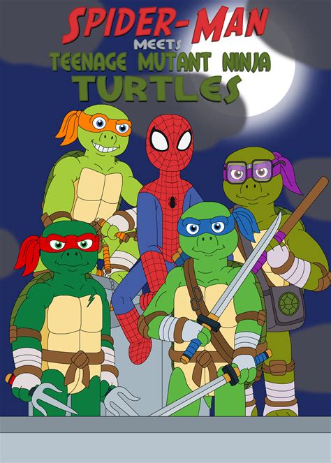 Spider Man Meets Teenage Mutant Ninja Turtles By Mcsaurus On Deviantart