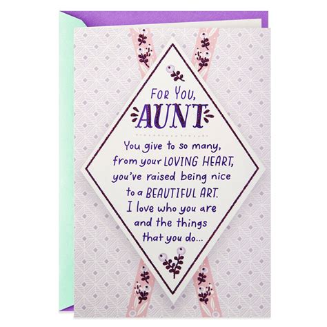 your loving heart mother s day card for aunt greeting cards hallmark