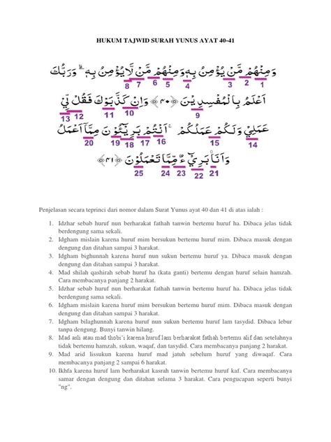 Detail Surat Yunus Ayat 41 Koleksi Nomer 34