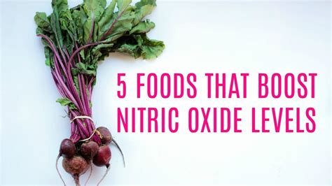 5 Foods That Boost Nitric Oxide Levels Youtube