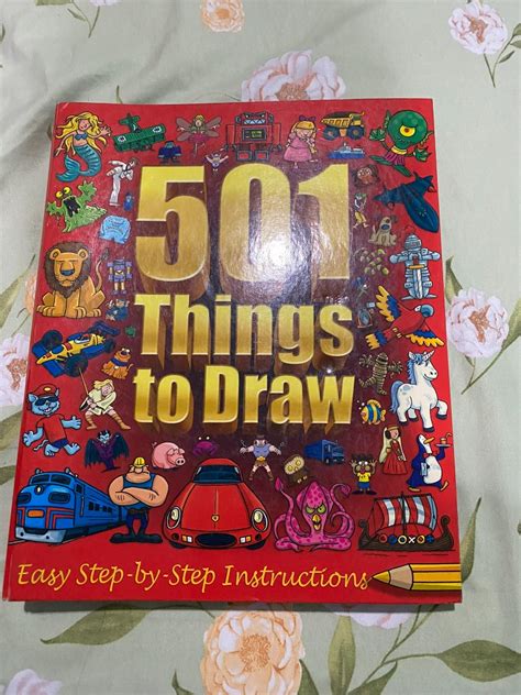 Buku 501 Things To Draw Easy Step By Step Instructions Buku And Alat