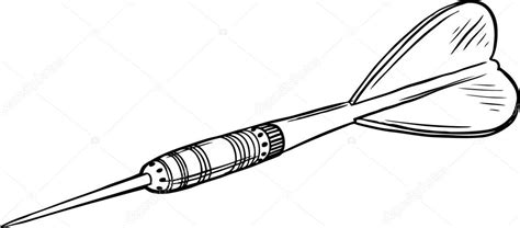 El tiro al arco es un deporte de mucha precisión y temple, se requieren unas facultades muy especiales y técnicas para disparar bien y mucha concentración y pulso firme. Vector: dardo | solo dardo — Vector de stock ...