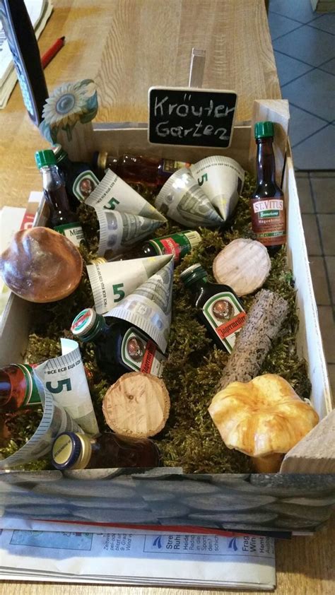 Zu ehren des geburtstagskinds, geschenke mit gravur. Kräutergarten für einen Geburtstag | Geldgeschenke ...