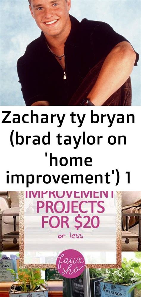 Zachary Ty Bryan Brad Taylor On Home Improvement 1 Home