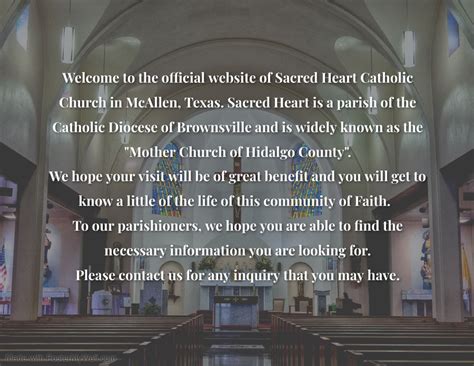 Sacred Heart Catholic Church Mcallen Tx