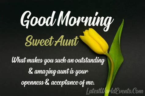good morning aunt messages 2024 latest world events