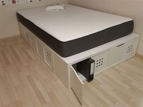 Doch worauf muss man bei einem günstigen angebot… babybett weiß 70x140 komplett günstig kaufen das babybett weiß mit den. Bett selber bauen mit Ikea Kallax Regalen. Ich habe eine ...